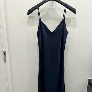 Aritzia - Wilfred only Slip Satin Midi Dress